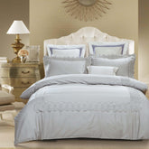 Charlotte Victorian Eyelet Cotton Duvet Cover Set